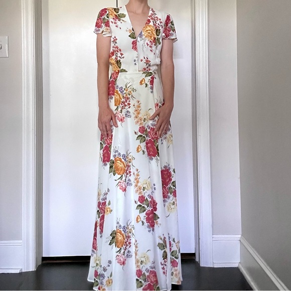 Reformation Rosey Dress in Bouquet - Picture 6 of 16